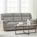 Richland Bristol Grey Power Reclining Sofa With Power Headrest