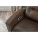 Remmington Auburn Leather Swivel Glider Power Recliner