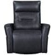 Remmington Vintage Slate Leather Swivel Glider Power Recliner