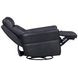 Remmington Vintage Slate Leather Swivel Glider Power Recliner