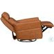 Rhettmere Vintage Caramel Leather Swivel Glider Power Recliner