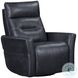 Rhettmere Vintage Slate Leather Swivel Glider Power Recliner