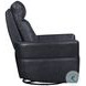 Rhettmere Vintage Slate Leather Swivel Glider Power Recliner