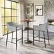 Andover Slate Gray Performance Fabric Bar Stool