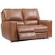 Rockford Verona Saddle Leather Power Reclining Loveseat with Power Headrest and Footrest