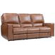 Rockford Verona Saddle Leather Power Reclining Sofa with Power Headrest and Footrest