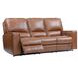 Rockford Verona Saddle Leather Power Reclining Sofa with Power Headrest and Footrest