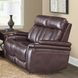 Royce Fantom Brown Power Reclining Loveseat with Power Headrest