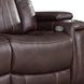 Royce Fantom Brown Power Reclining Loveseat with Power Headrest