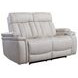 Royce Fantom Ivory Power Reclining Loveseat with Power Headrest