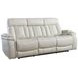 Royce Fantom Ivory Power Reclining Sofa with Drop Down Console and Power Headrest