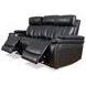 Royce Midnight Power Reclining Sofa with Drop Down Console Table