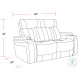 Vanderbilt Fantom Ivory Power Reclining Loveseat with Power Headrest