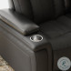 Vanderbilt Midnight Power Reclining Sofa with Drop Down Console Table