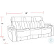 Vanderbilt Midnight Power Reclining Sofa with Drop Down Console Table