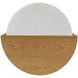 Florence Brown and Gray D Shape Nesting Cocktail Table