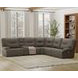 Spartacus Haze 6 Piece Performance Fabric Power Reclining Sectional