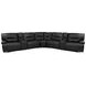Spartacus Black Performance Fabric 7 Piece Modular Power Reclining Sectional