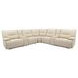 Spartacus Oyster Performance Fabric 7 Piece Modular Power Reclining Sectional