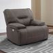 Spartacus Haze Performance Fabric Power Recliner with Power Headrest