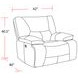 Spartacus Haze Performance Fabric Power Recliner with Power Headrest