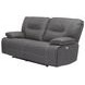 Spartacus Haze Dual Performance Fabric Power Reclining Loveseat with Power Headrest