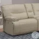 Victor Oyster 6 Piece Performance Fabric Power Reclining Sectional
