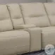 Victor Oyster 6 Piece Performance Fabric Power Reclining Sectional