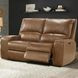 Swift Bourbon Dual Power Reclining Loveseat with Power Headrest