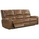 Swift Bourbon Dual Power Reclining Sofa with Power Headrest