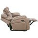Theon Stokes Toffee Performance Fabric Reclining Loveseat