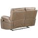 Theon Stokes Toffee Performance Fabric Reclining Loveseat