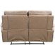 Theon Stokes Toffee Performance Fabric Reclining Loveseat