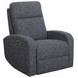 Thriller Natural Beauty Denim Power Swivel Glider Recliner