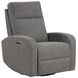 Thriller Natural Beauty Grey Power Swivel Glider Recliner