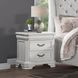 Lyndhurst Vintage White 3 Drawer Nightstand with USB Charging
