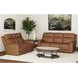 Walker Butternut Leather 86" Power Reclining Sofa with USB Charging