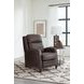 Vermont Slate Noire Leather Power Recliner