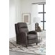 Viremont Slate Noire Leather Recliner