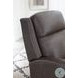 Viremont Slate Noire Leather Power Recliner