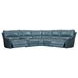Whitman Verona Azure Cordless Leather Power Reclining Sectional