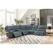 Whitman Verona Azure Cordless Leather Power Reclining Sectional