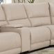 Whitman Verona Linen Leather 7 Piece Modular Power Reclining Sectional