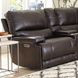 Whitman Verona Coffee Leather 7 Piece Modular Power Reclining Sectional