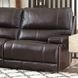 Whitman Verona Coffee Leather 7 Piece Modular Power Reclining Sectional