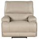 Whitman Verona Linen Cordless Power Recliner with Power Headrest