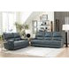Whitman Verona Azure Cordless Power Reclining Loveseat with Power Headrest