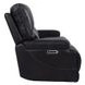 Whitman Verona Coffee Cordless Power Reclining Sofa with Power Headrest