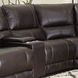 Whitman Verona Coffee Leather 7 Piece Modular Power Reclining Sectional