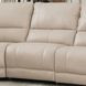 Whitman Verona Linen Leather 7 Piece Modular Power Reclining Sectional
